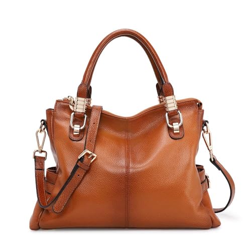Soft Women Genuine Leather Purses and Handbags Satchel Tote Shoulder Bag